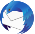 logo du logiciel thunderbird, un oiseau bleu